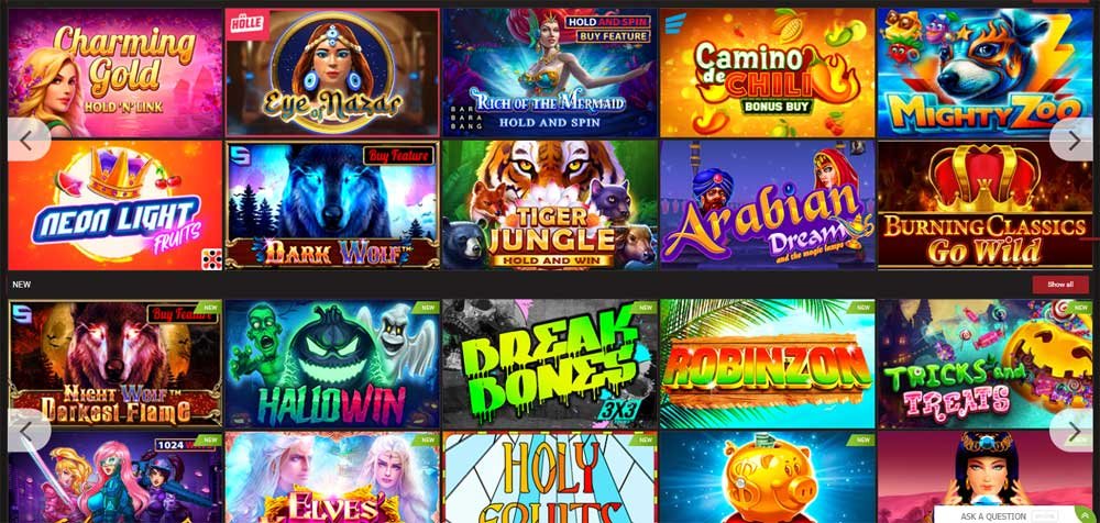 888 Starz Casino screenshot games