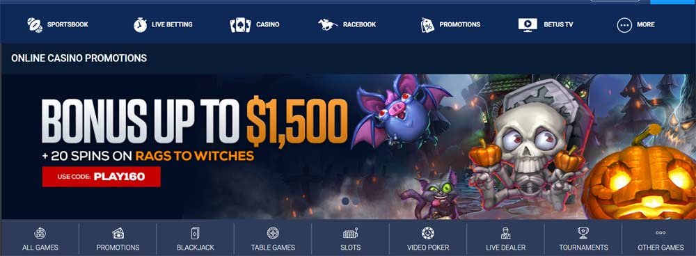 BetUs Casino Bonus up to $1,500