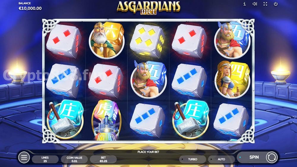 Asgardians Dice Slots Screenshot