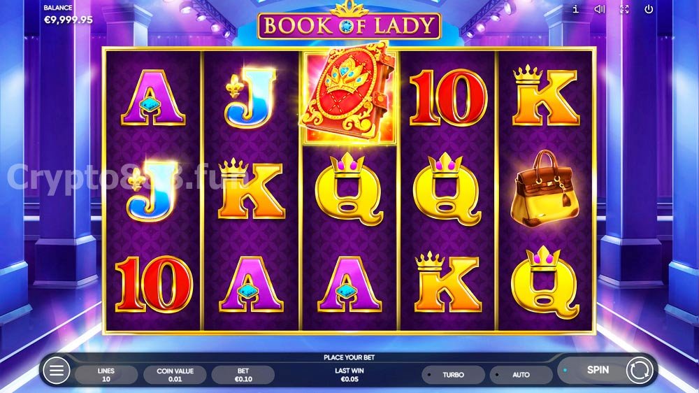 Only the Best Slots : Book of Lady