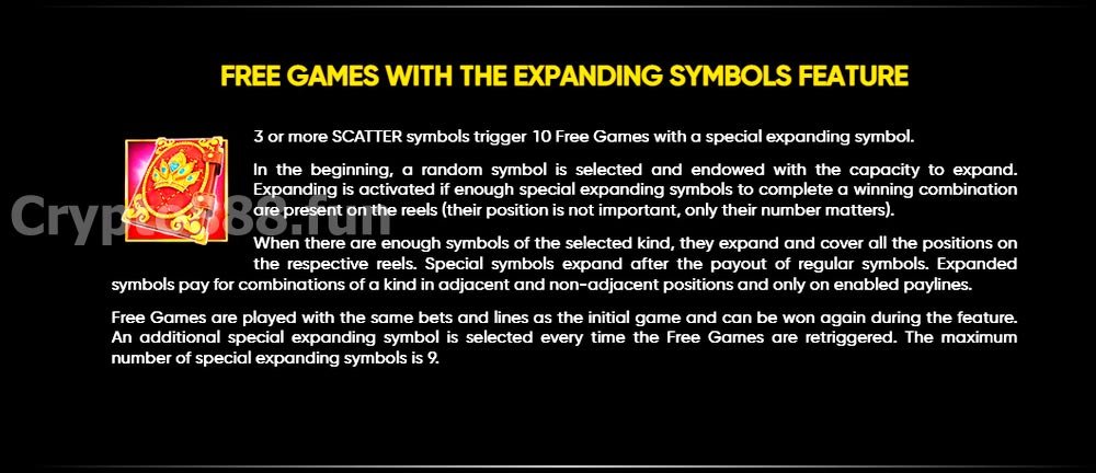 Free Games with the Expanding Symbols Feature