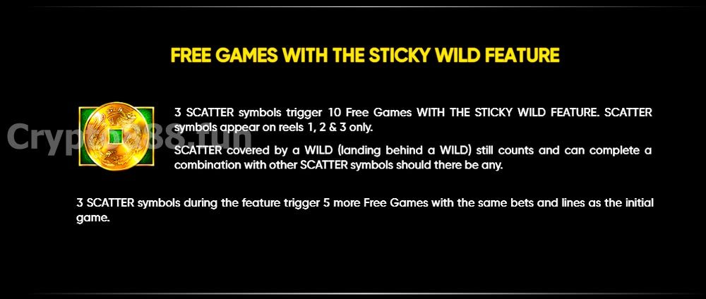 Free Games with the Sticky Wild Feature