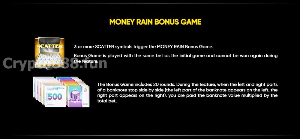 Money Rain Bonus Game