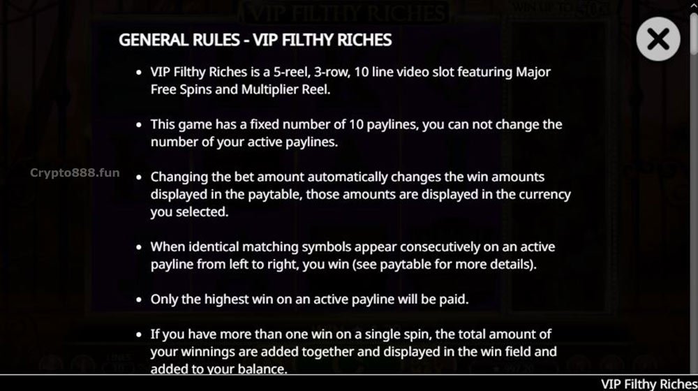 General Rules of the game