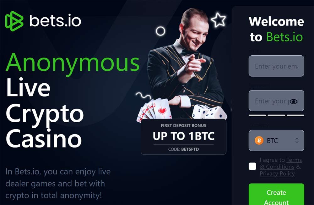 No KYC Anonymous Gambling Homepage