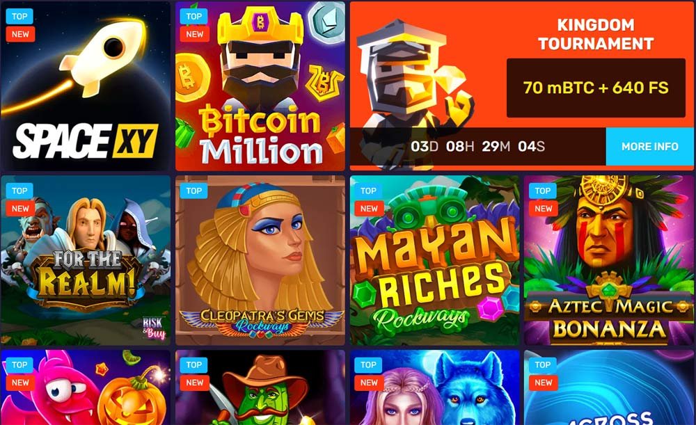 Bitcoin Casino .io Exclusive Games