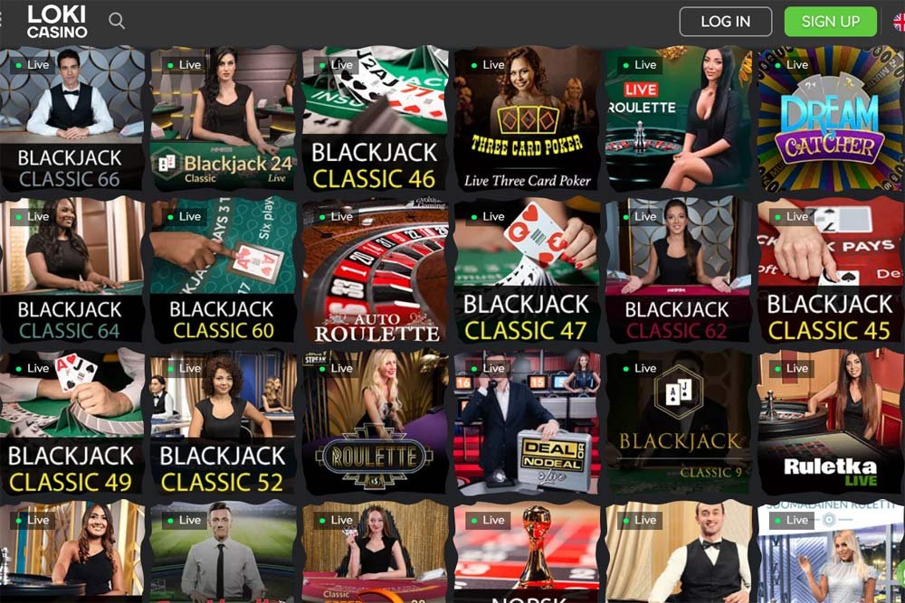 BlackJack and Live Games