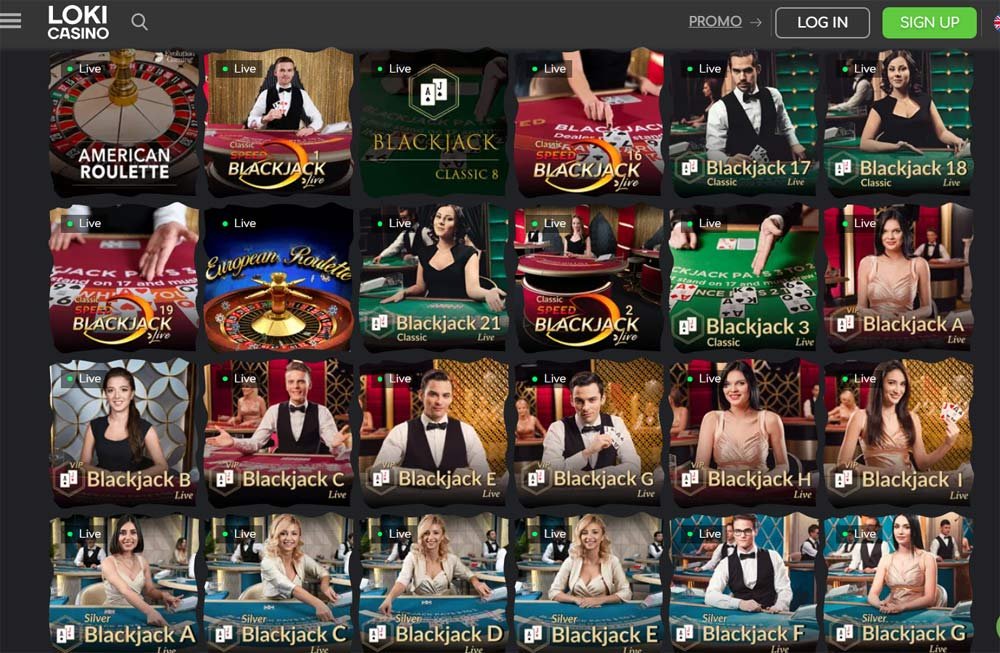 Loki Casino Live Section