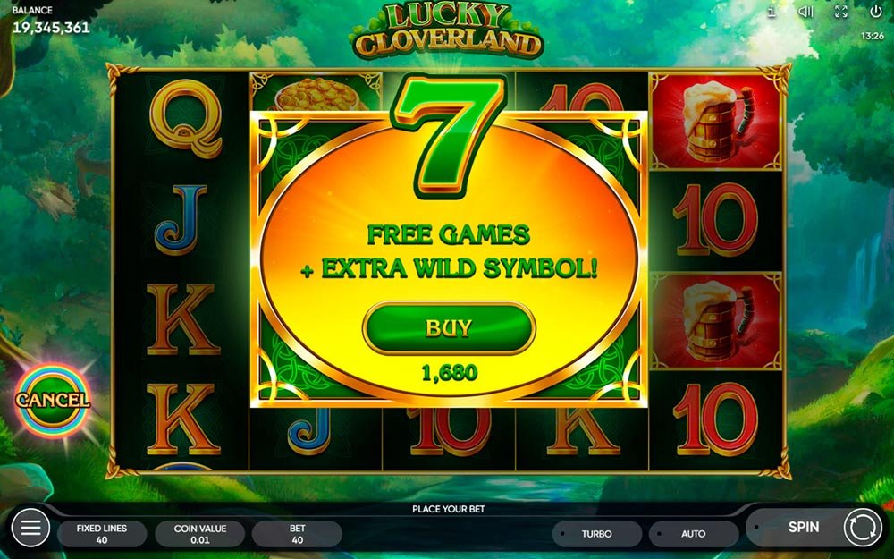 Lucky Cloverland Slot High Quality Exclusive Screenshot