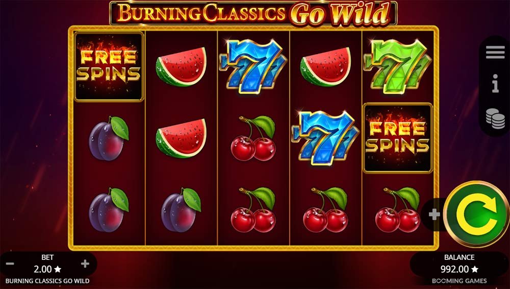 Slots : Burning Classics Go Wild