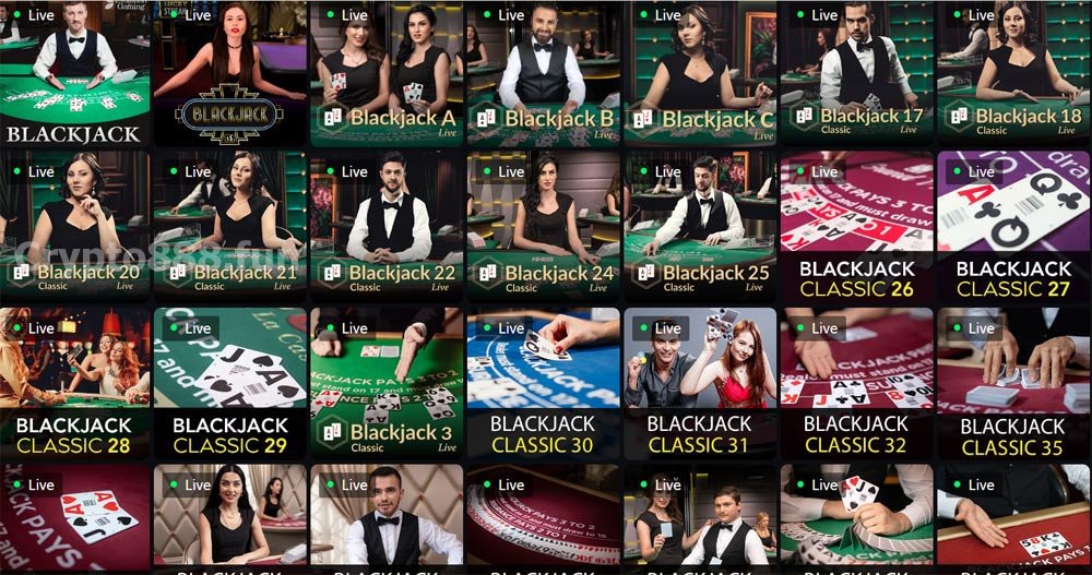 NeoSpin Live Casino Section Screenshot