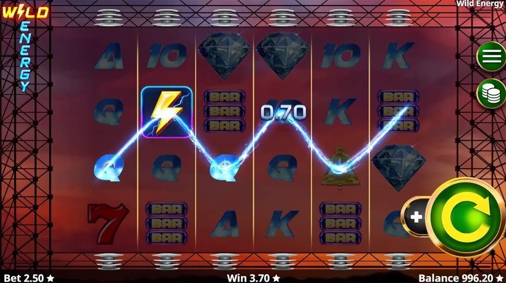 Wild Energy Slot Bonus screenshot