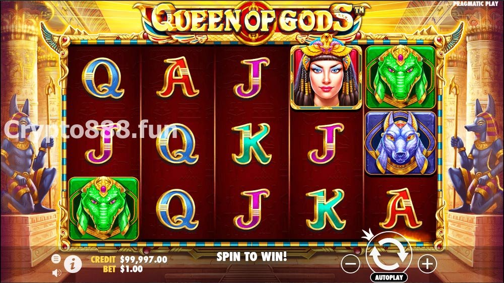 Queen of Gods slot screenshot