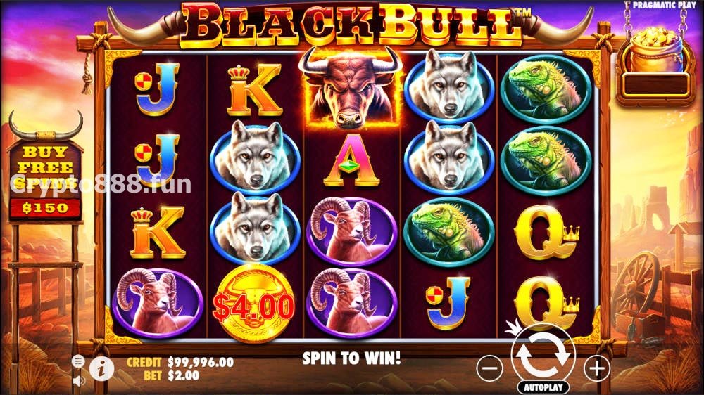 Black Bull Slot Screenshot