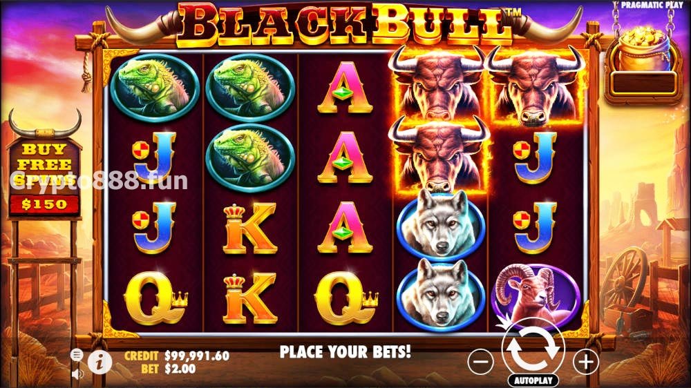 Black Bull Slot Screenshot