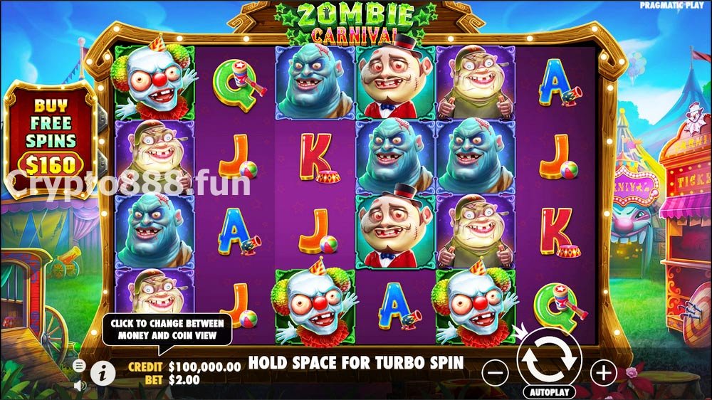 Zombie Carnival Slot Screenshot