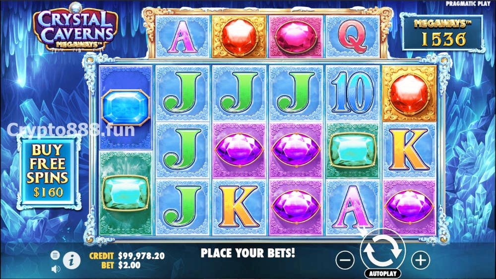 Crystal Caverns Slot screenshot