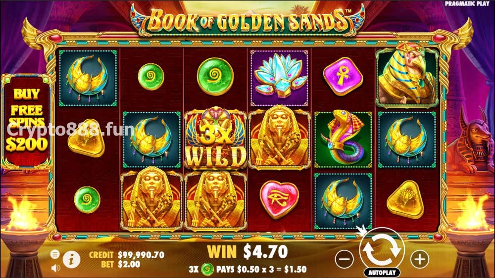 Book of Golden Sands Slot screenshot