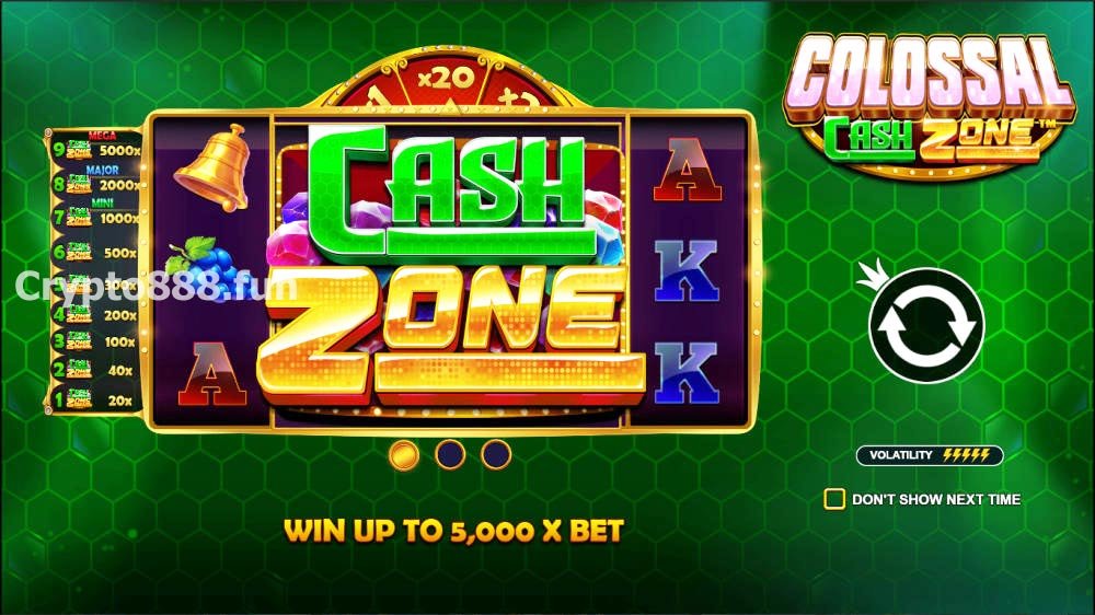 Colossal Cash Zone Slot Screenshot