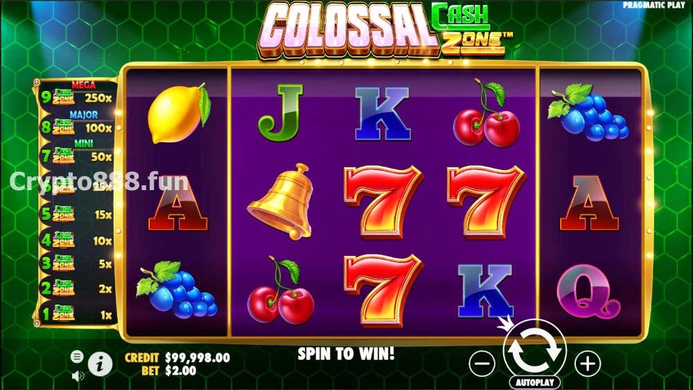 Colossal Cash Zone Slot Screenshot