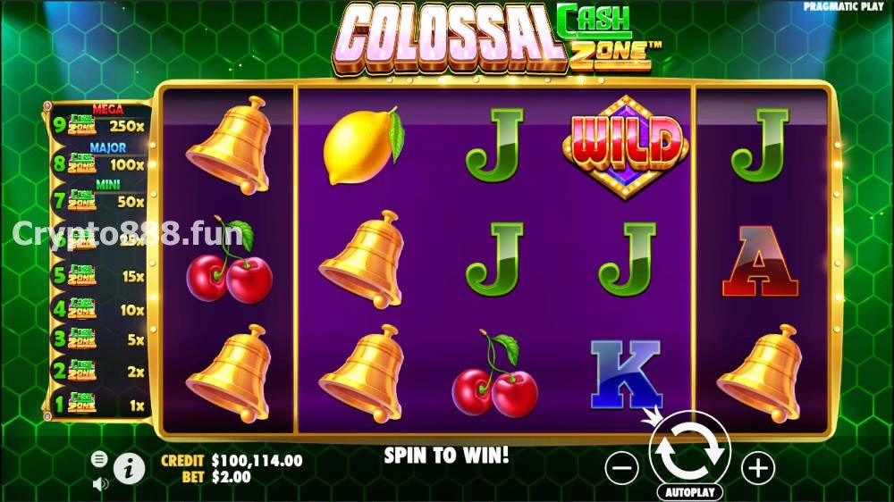 Colossal Cash Zone Slot Screenshot