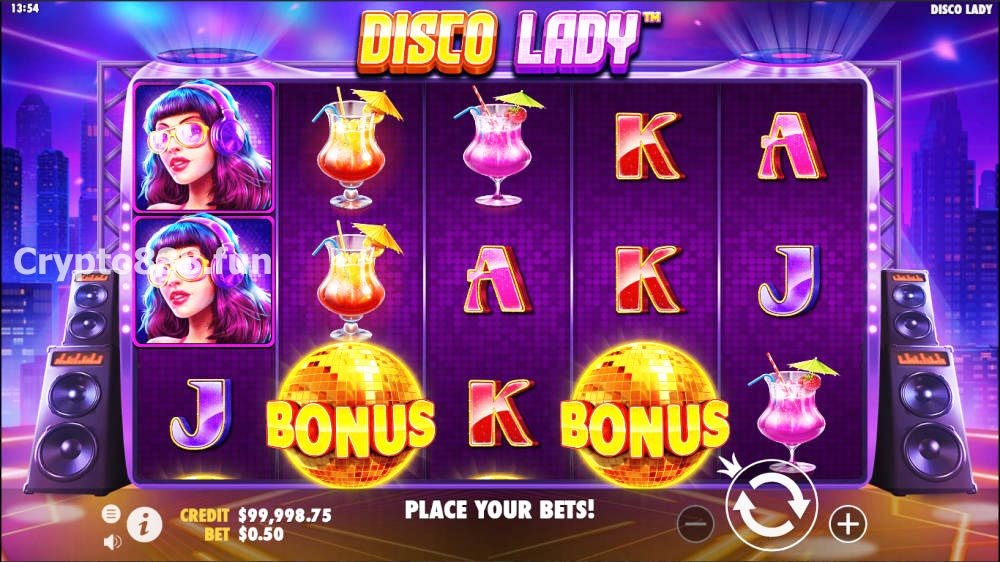 Disco Lady Slot Screenshot