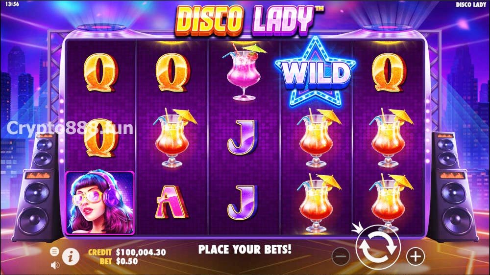 Disco Lady Slot Screenshot