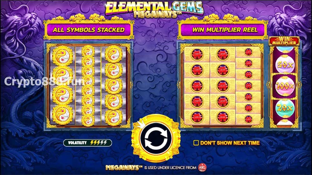 Elemental Gems Slot Screenshot