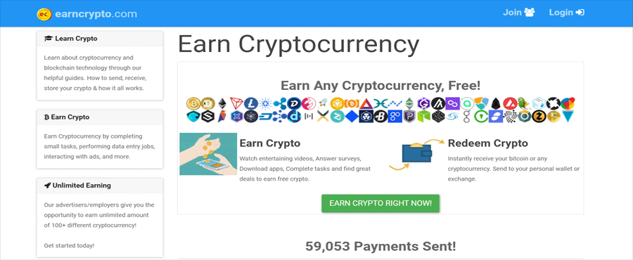 Earn Crypto screenshot