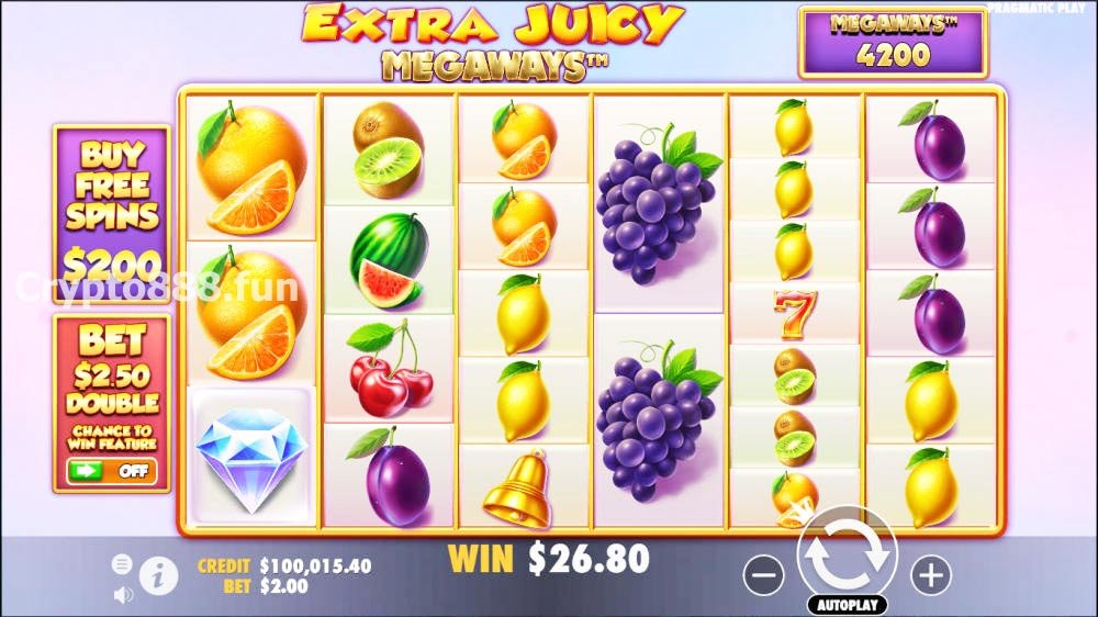Extra Juicy Megaways Slot screenshot