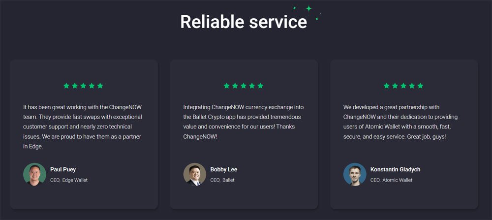 Changenow review