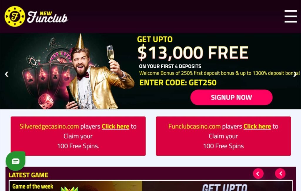 Fun Club Casino No Deposit Bonus