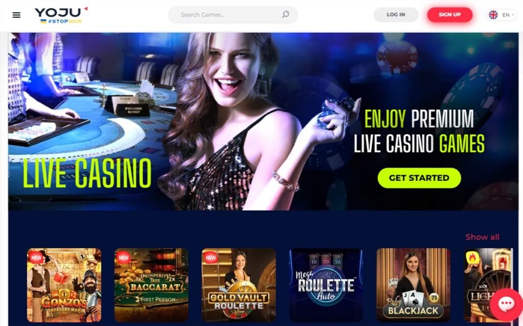 Yoju Casino €2,000 and 225 free spins