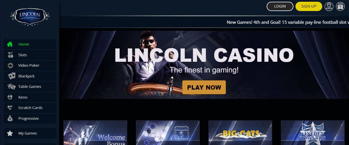 100 FREE SPINS LINCOLN CASINO