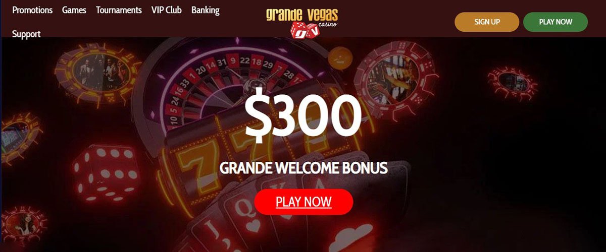 25 FREE SPINS GRANDE VEGAS CASINO