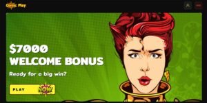 30 FREE SPINS COMICPLAY CASINO