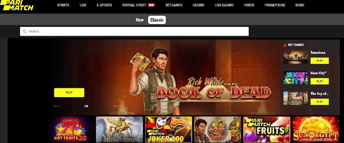 50 FREE SPINS PARIMATCH CASINO