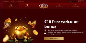 90 FREE SPINS GOLDEN EURO CASINO