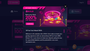200% VIP RELOAD ROLR CASINO