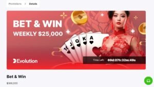 BET & WIN CHALLENGE $25 000