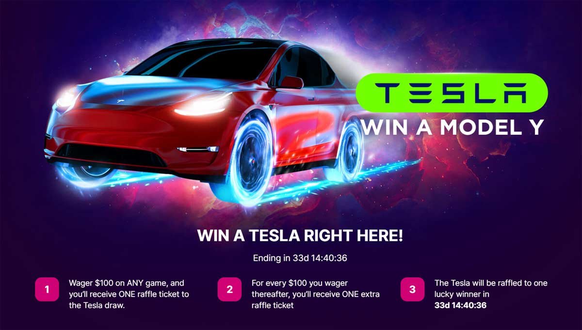 Win a Tesla on Bitstarz Casino