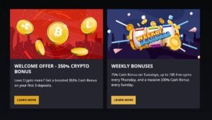 350% Crypto Bonus Drake Casino