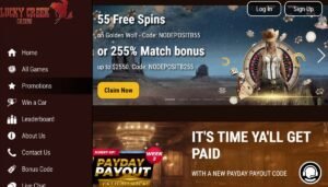 Lucky Creek Casino $7500 Bonus