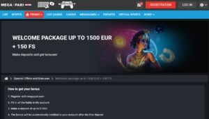 Megapari Free Spins