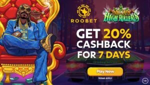 $1400 cashback roobet casino